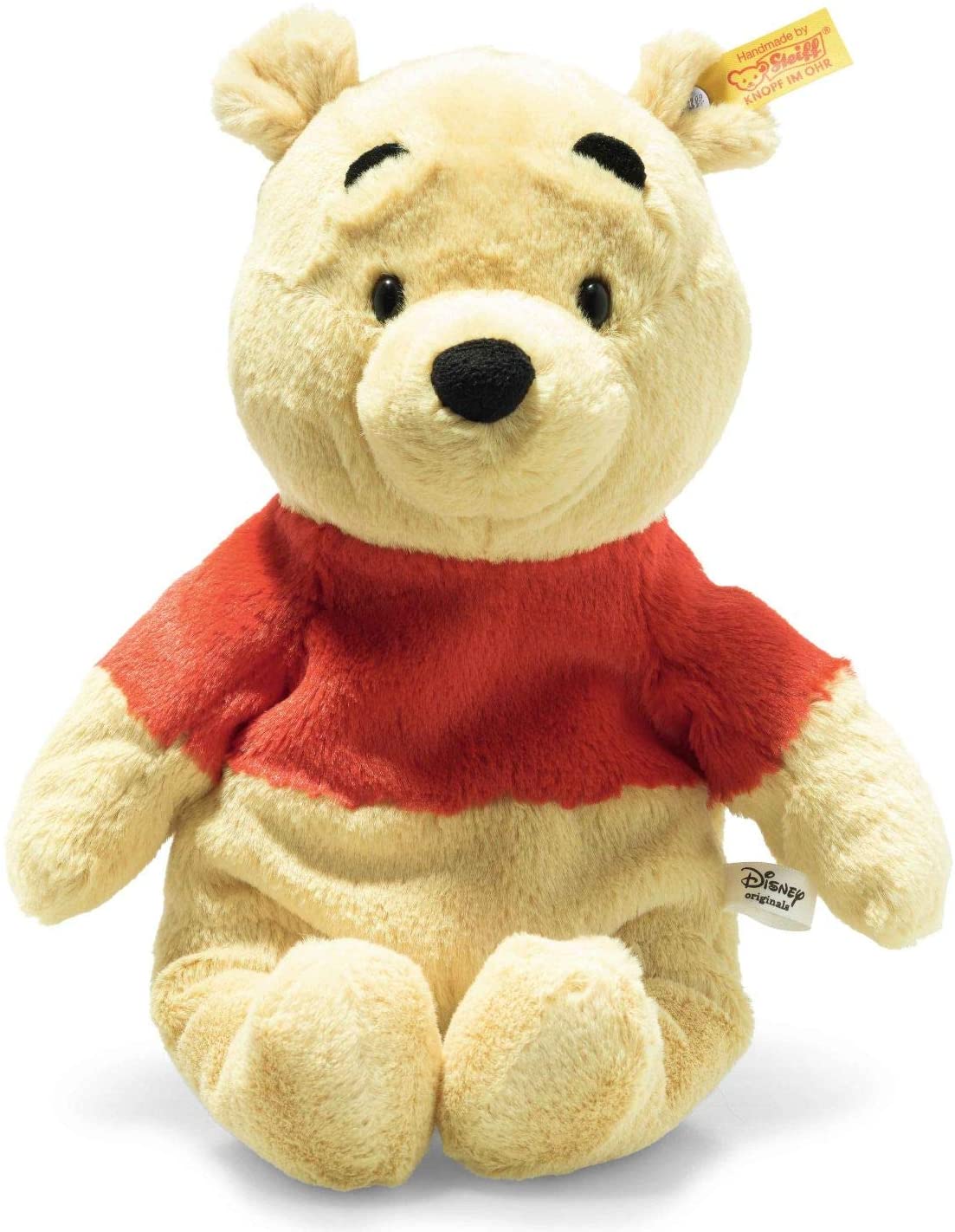 Steiff Winnie Puuh Soft Cuddly Friends Disney Originals Puuh-29 cm-Kuscheltier für Kinder-weich & kuschelig-waschbar-blond (024528) 